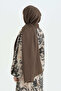 Cotton Naia Blend Natural Shawl - Dark Mink - 3