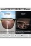 Unisex polarized clip-on sunglasses - stylish flip-up prescription glasses, ideal for outdoor activities on sunny days. - 4