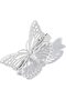 24 Pcs Cute Silver Butterfly Hair Clips - Metal Butterfly Mini Hairpins & Headwear Styling Accessories for Girls