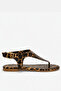 Isabel Women's Patent Leather Flip-Flop Sandals with Ankle Buckle and Comfortable Sole - 2
