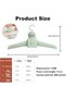 Portable Electric Clothes Dryer for Apartments, RVs, and Dorms with Retractable Shoe Opening and Adjustable Temperature (Green) - 2