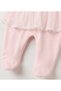 Lace Detailed Baby Girl Romper, Blanket, Hat and Glove Set - 3