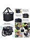 Folding bicycle basket, detachable handlebar basket, canvas front-mounted bicycle basket, pet basket. - 3