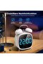 Digital alarm clock with voice control, dual bell, extra loud for deep sleepers, night mode (12/24 hours), anti-disturb function, LED table clock. - 3
