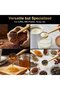 Gold 17x3.5 cm 2-in-1 Coffee Measuring Spoon and Bag Clip - 6