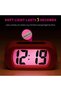 Travel Alarm Clock with Snooze & Night Light - Easy Set Bedtime Clock for Kids - Sound - Battery Powered - Pink - 6