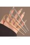Set of 2 U-shaped French hairpins for women: metal hairpins for thick hair & French twist - hairpin fork - holds updos, buns, chignons (gold/silver) - 3