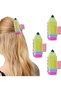 3-Pack Preppy Pencil-Shaped Hair Clips, Large Cute Teacher Style Hair Claws & Gifts for Book Lovers
