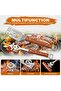 8-in-1 multi-functional barbecue tool set, 3-piece stainless steel outdoor barbecue spatula set, suitable for men's barbecues. - 3