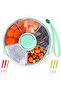 Rotating snack tray - with handle - reusable snack box - storage box - children's snack box - portable snack box - snack bowl - rotating reusable...