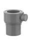 Plastic Umbrella Pole Stabilizer Reducer Threaded Adapter Baja Deck Pool Sleeve Fits 3.81cm 3.43cm Brackets 2 Pcs Grey - 2