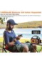 Suitable for Emergency Radio 12000mAh 2 Solar Panels Handheld Crank AM/FM 3 Charging Methods USB SOS LED Flashlight Phone Charger Compass Jack Orange - 3