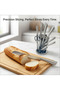 8 Piece Kitchen Knife Set, Razor Sharp Cutlery Collection with Ergonomic Seamless Handles for Home Chefs & Cooking Enthusiasts, All-in-One Cooking Tools for Daily Food Prep & Family Dining - 7
