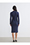 Collared Knit Dress - 4
