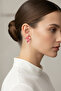 Elegant Bijouterie Earrings with Pink Flowers and Pearl Detail - 2