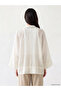 Lcw Modest White Collared Women's Transparent Tunic - 4