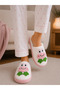 Soft Plush House Slippers with Frog Figure Teddy Women's House Slippers Dowry Slippers Stc1322 - 3