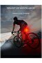 Bicycle lights - LED bicycle lights - Bicycle lighting - Headlights and taillights - IPX6 waterproof - 8+12 lighting modes - USB charging - Black - 3