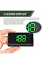 1 Car Head-Up Display, Universal High-Definition Windshield Speedometer Projector, Car HUD Digital Speedometer, For Most Cars, Trucks, SUVs (Green) - 3