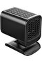 Car heater fan, defroster and dewatter, foldable adjustable airflow for fast windshield heating