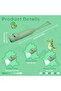 Silicone dinosaur flashlight, rechargeable hanging night light, suitable for camping, night walks and family use, animal-themed portable flashlight. - 2