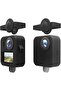 Silicone camera housing, soft protective case with lens cap, and adjustable camera body strap. - 2