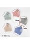 Baby knee pads, unisex cotton knee pads, with non-slip rubber dots, adjustable elastic band, suitable for crawling, 5 pairs per pack. - 2