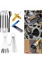 Carburetor cleaning kit with 23 needles, 5 nylon brushes, 4 hooks, and single-head brush - 3