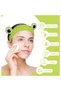 Frog-shaped makeup headband/facial cleansing headband, suitable for girls and women, green. - 3