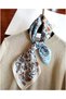 Brief Scarf of Pure Mulberry Silk Ladies Bandanas Neck Scarf Ladies Scarf Stole Shawl Hijab Headscarf Turban Headwear Small Square 53 x 53 cm - 2