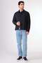 Men's Slim Fit Navy Blue Coat - 4