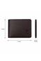 Men's Genuine Leather Bifold Wallet with ID Window, Multiple Card Slots, Cash Compartment, Slim Classic Purse for Everyday Use and Gift - 3