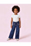 Girls Navy Studded Wide Leg Jeans - 2