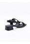 Minimal Block‑Heel Strap Sandals - 3