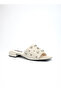 Studded Flat Slide Sandals - 2