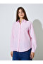 Pink Striped Raglan Sleeve Shirt - 3