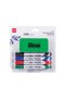 Whiteboard Marker Set with Magnetic Eraser – 4 Colors