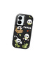 Vivo Y16 Compatible Case Camera Protector Black Silicone Couple Phone Case Panda Pattern - 3