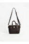 Leather look women's shoulder bag - 2
