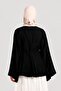 Gode Detailed Modal Blouse Black - 2
