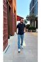Men's Denim Trousers Regular Fit Straight Leg Pants Code: Js26E-Ktpant-001 - 5