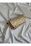 Star Cover Model Clutch Bag, Portfolio Bag, Handbag Gold - 4
