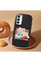 Samsung Galaxy M15 Compatible Black Silicone Case with Shock-Absorbing Camera Protections - 2