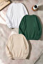 Unisex Mixed Printed Crew Neck Sweatshirt Set – Pack of 3 - 2
