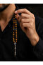 Cylinder Tiger's Eye Natural Stone Prayer Beads and Bracelet Set Medium Size Men's Premium Design - 6