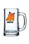 Funny? Orange Cat Design Beer Glass - Fun Spirited Glass Beer Mug - 3