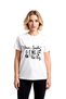 Women's Dog Lover Santa Claus Humorous Printed Short Sleeve Relaxed Fit Graphic T-Shirt Casual Modern