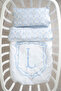 Mother's Side Duvet Cover Set (60X100) - Noble Series - Blue - Letter L - 2