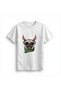 Women's Graphic Printed Glasses Wearing Pug Horned Reindeer Scarf Relaxed Fit Cotton T-Shirt Casual Modern - 2