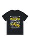 Children's Graphic Printed T-Shirt Banana Racing Adventure Theme Short Sleeve Relaxed Fit Casual Modern Stylish - 2